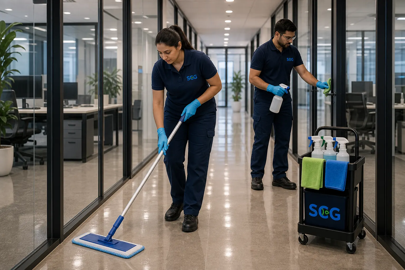 Sydney Clean Group cleaning professional ready to help